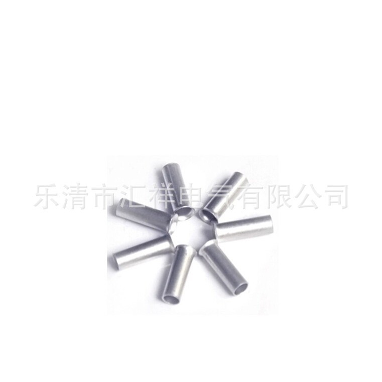 冷压接线连接器EN管型裸端头EN25-16管形端子紫铜黄铜接插套管