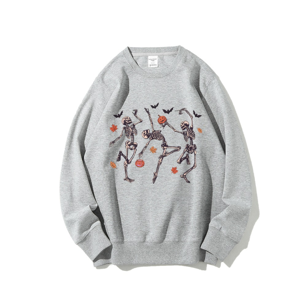 Comfort Colors Dancing Skeleton Casual Crewneck Sweatshirt