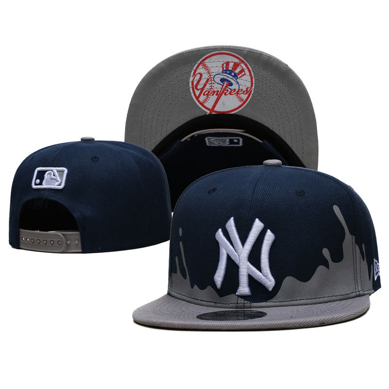 Dodgers Yankees Gorra de béisbol MLB Sombrero plano bordado para hombres y mujeres Sombrero de hip-hop americano Sombrero grande