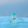 Cute marine jewelry, resin with accessories, micro landscape