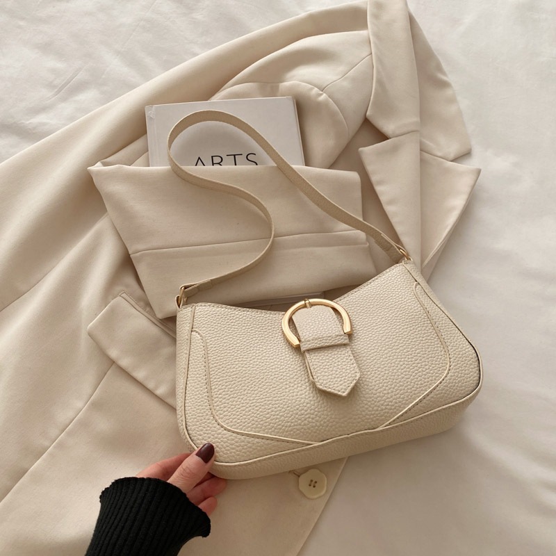 Bolso de moda popular 2024 nuevo bolso de moda casual bolso de textura coreano bolso de hombro bolso bajo la axila