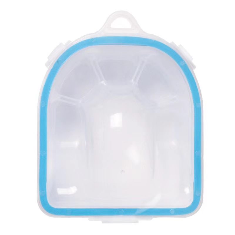 Nuevas herramientas de uñas mano tazón doble capa aislamiento mano tazón ablandamiento piel muerta mano tazón suministros de uñas ablandamiento muerto