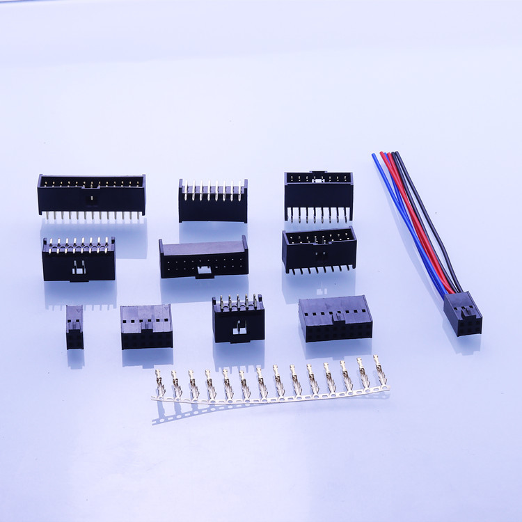 Molex90142Series双排带凸点胶壳 2.54双排胶壳