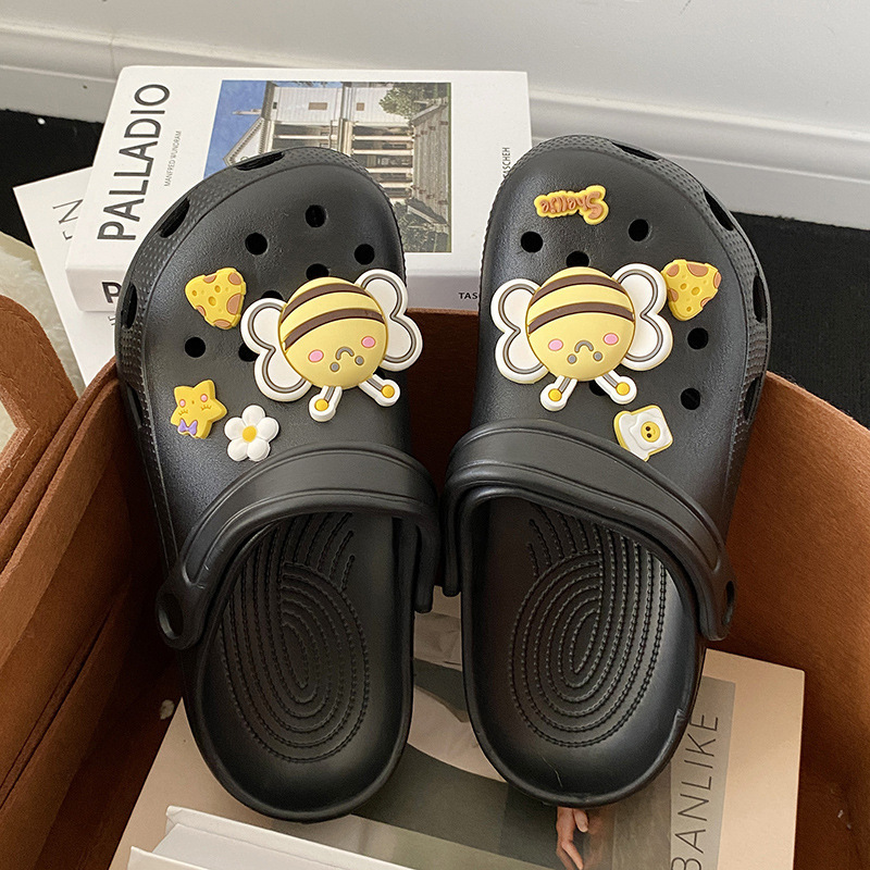 [12 홀 신발 꿀벌] 블랙