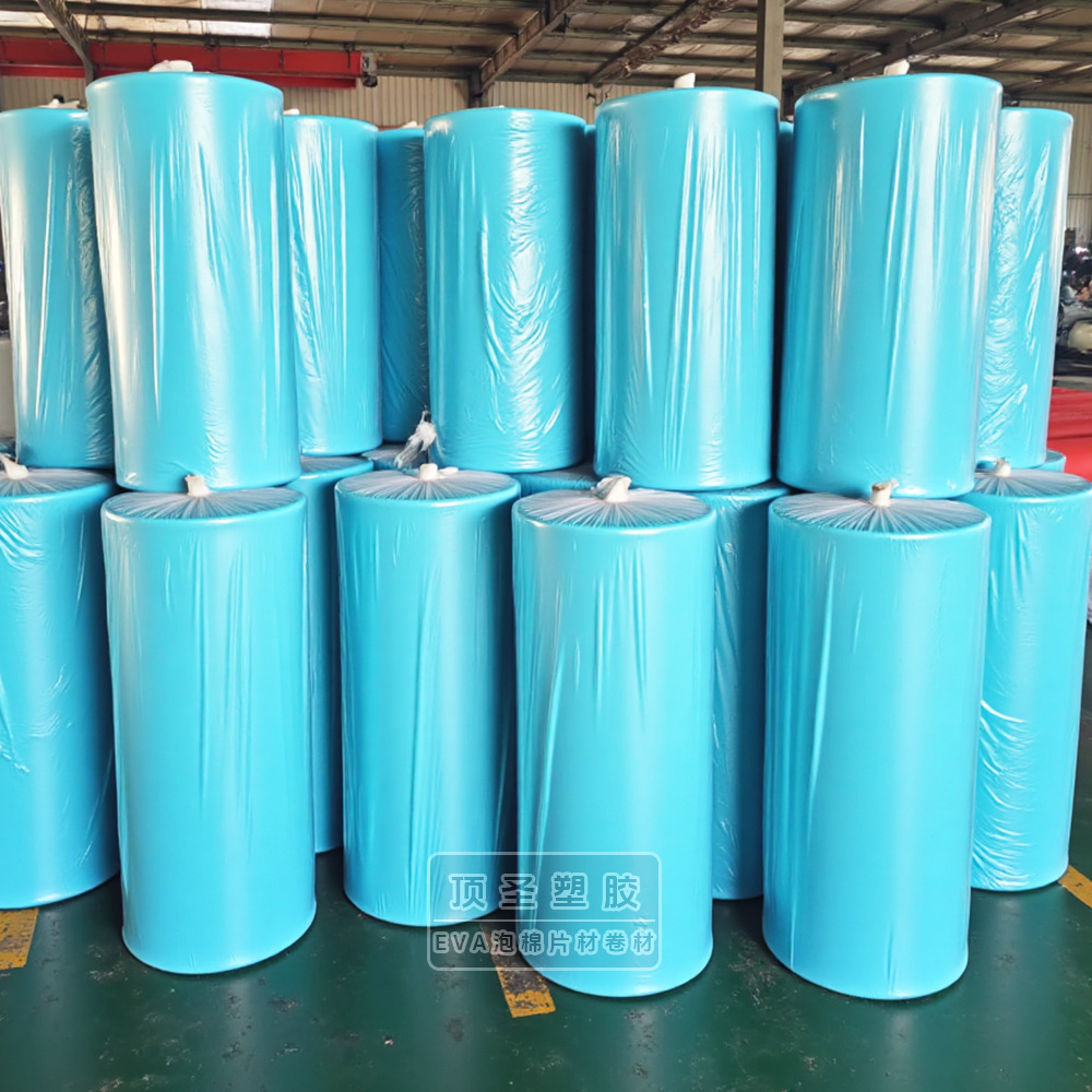 PE高发泡 彩色高弹无味背胶压纹压花二次发泡泡沫片材卷材厂家