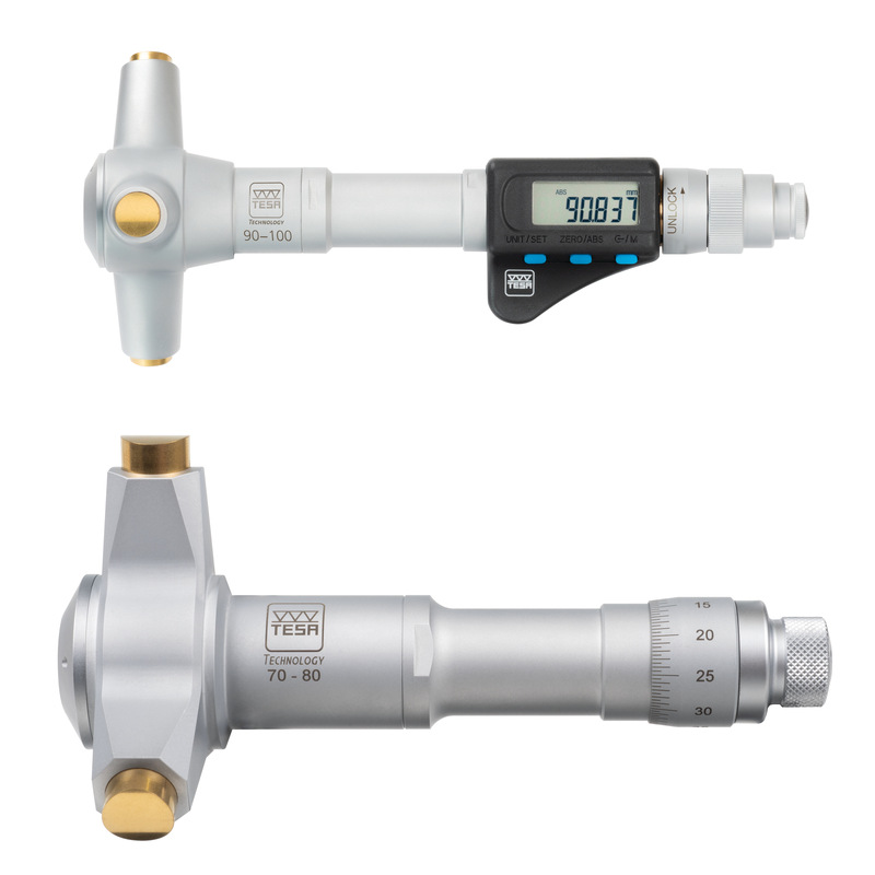 瑞士TESA高精度数显三点内径千分尺6-8mm三爪式内径千分尺10-12mm