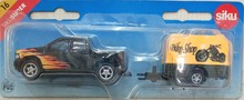德国Siku 仕高 皮卡车 厢式拖车 货车 套装 金属合金汽车模型