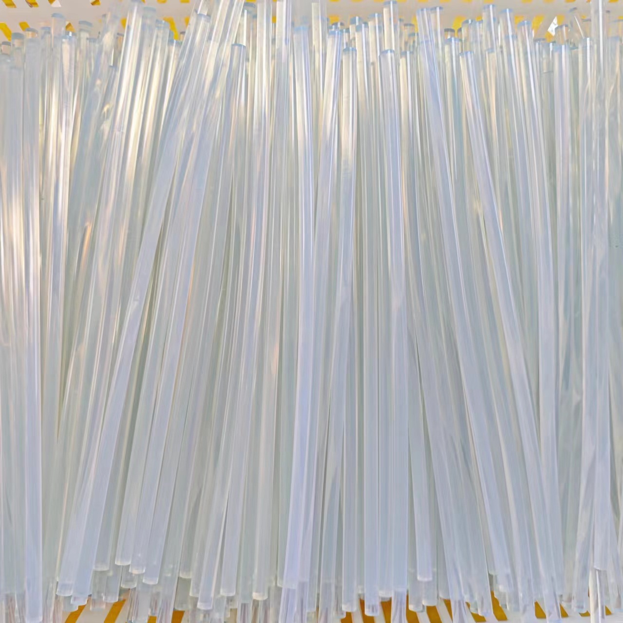 Desai para pistolas de pegamento de fusión en caliente, pistolas de pegamento de fusión manual multicolor, 20w para niños caseros hechos a mano, pegamento de capa de calor DIY para capturar pistolas de costura.