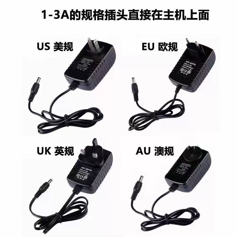 Factory Direct Sales 12V1A Power Adapter Us Standard 3V5V6V9V12V15V24V1A Charger Australian Standard British Standard