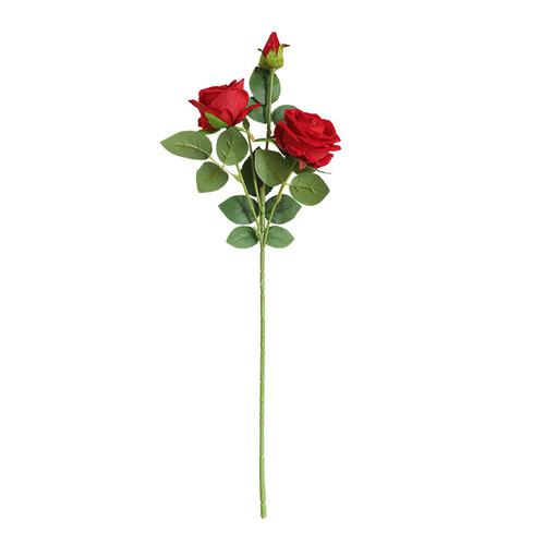 Manufacturer velvet pearl rose INS simulation flower wedding home decoration bouquet plant wall fake flower MW03337