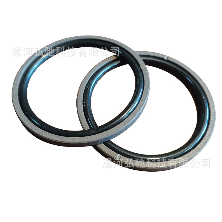 高质量活塞密封圈 OE型格莱圈标准尺寸量大优惠 四氟铜粉材质