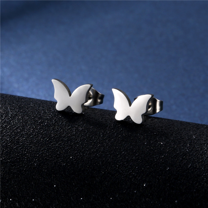 New Butterfly Earring Set European And American Clavicle Chain Cross-border Jewelry Set display picture 4