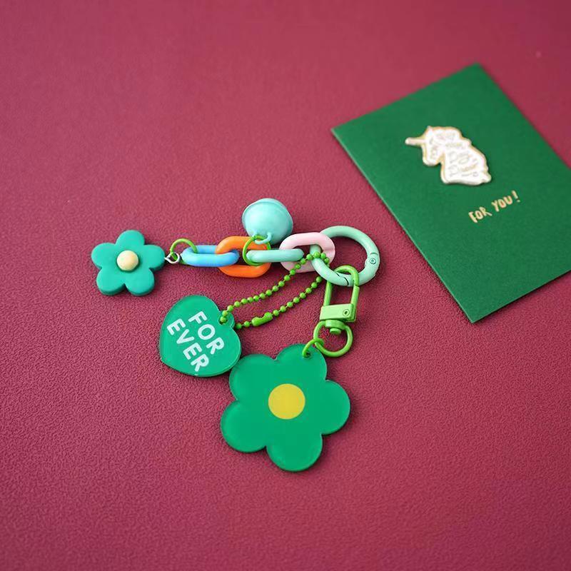 かわいいクリエイティブアクリル花のキーホルダー|undefined