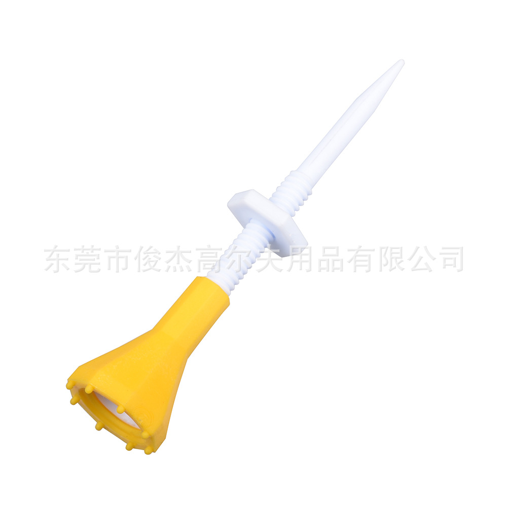 Golf caucho manga tee ajustable límite plástico tee Golf asiento bola titular Golf tee