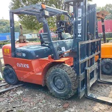 Used forklifts 5t China HELI H50 solid tire lifting machine