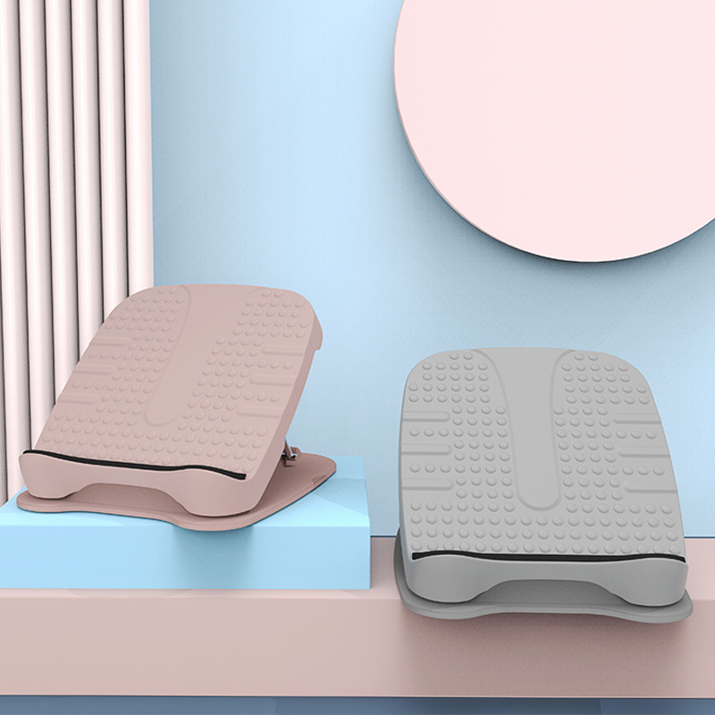 Banco de estiramiento plegable para piernas y pantorrillas, equipo auxiliar de fitness con pedal inclinado