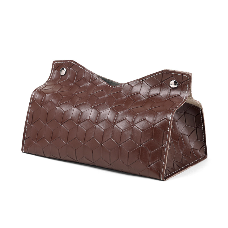 Caja de toallas de papel simple bolsa de toallas de sala de estar caja de extracción de lujo ligera coche pequeño viento fragante dormitorio escritorio sensación de alto nivel