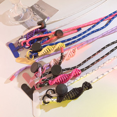 新款手工長款斜跨鏈結實耐用編織繩可調節側掛鏈條簡約小眾背帶式