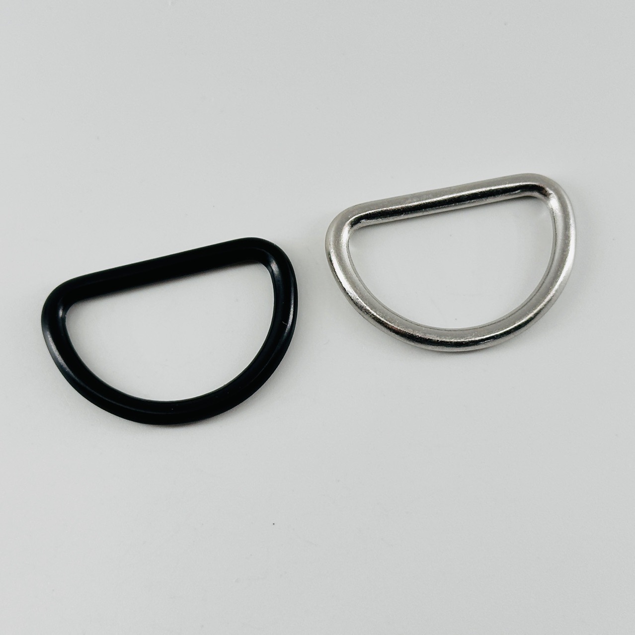 Metal D-ring, belt metal half-round ring buckle, 1inch D buckle, 2.5cm metal D buckle, 25mm half-round D buckle