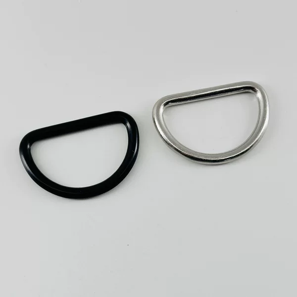 Metal D-ring, belt metal half-round ring buckle, 1inch D buckle, 2.5cm metal D buckle, 25mm half-round D buckle