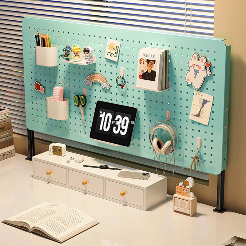Настольная перфорированная доска, стеллаж для хранения без перфорации, стеллаж для кукурузы, студенческий стол, вертикальная полка для хранения, перегородка для рабочей станции