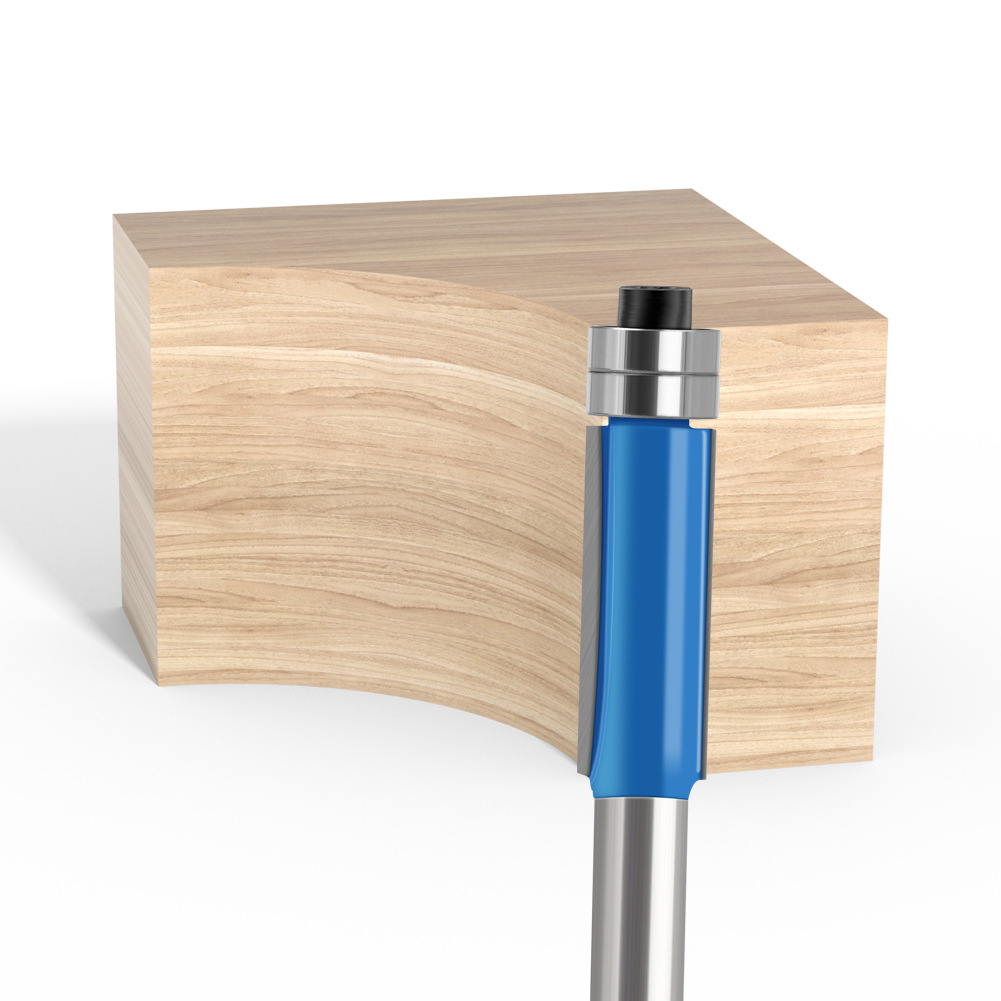 4-pieza cabeza doble rodamiento máquina de recorte de la madera lado fresado cortador cuchillo decoración muebles cortador cabeza talla