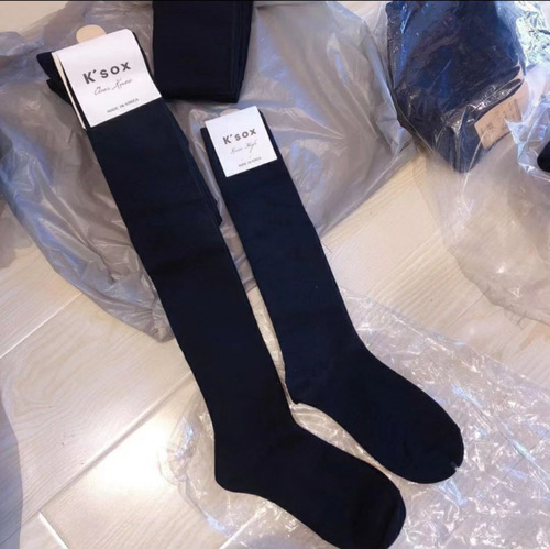 0jk style Korean socks calf socks below the knee long socks women's socks Dongdaemun Little Big Dot College Style Little Red Book