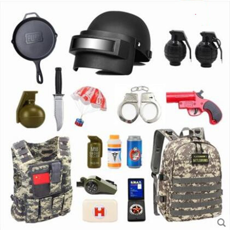 Children's bullet-proof vest tactical three-level armor three-pack combat vest small police special forces bullet-proof clothing chicken eating equipment