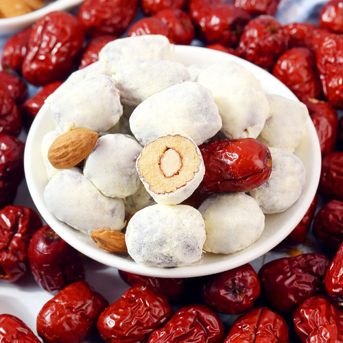 Almond-filled Date with Walnut and Cheese Wholesale 100g 【Dropshipping】Durian Almond Date Snack