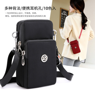 wholesale Mobile phone bag Inclined shoulder bag Mini Little bag Hand wristlet Mobile phone bag halter coin purse