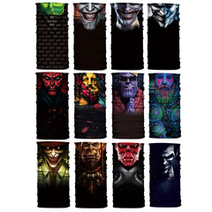 Outdoor Sports Cycling Unisex Headscarf Face Mask Sun Protection Breathable Magic Scarf 3D Digital Printing Giant Neck Gaiter