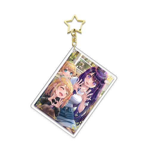 【Hongyi】 I push the child card series layer star keychain anime peripheral acrylic pendant 
