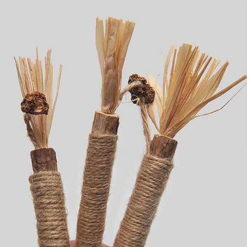 Raffia, gall fruit, catnip, wood, polygonum, cat stick, hemp rope, cat toy, cat chewing molar stick, wholesale