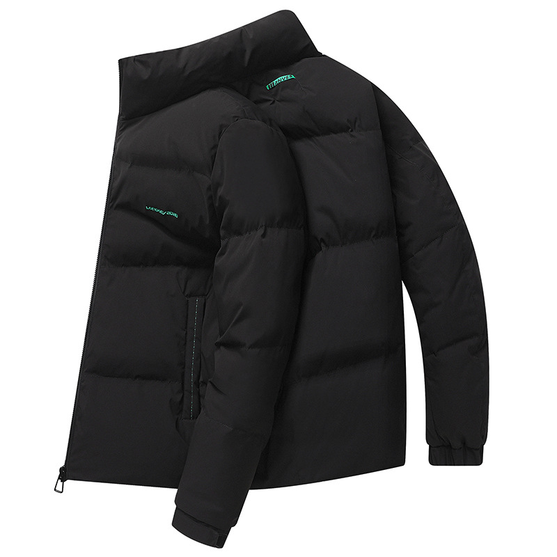 Men's Down Jacket Winter Warm Oversized Standing Collar Coat_voghion.com