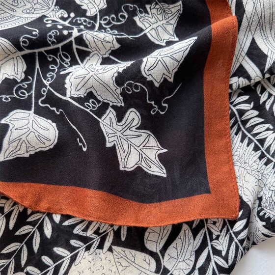 Mori Korean version of the new classic spring and summer 130*130cm large square sunscreen shawl high-grade silk scarf