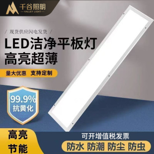 Factory straight hair Led hospital operating room dust-free workshop clean flat lamp food and pharmaceutical factory laboratory purification lamp