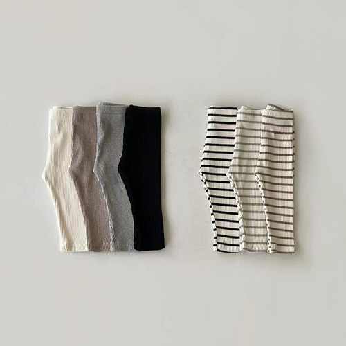  New Boys and Girls Baby Korean Style Pants for Outside Wear Tight Leggings Newborn Elastic Baby Leggings Spring and Autumn Outfit