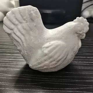 源头工厂泡沫动物复活节摆件14cm 公鸡
