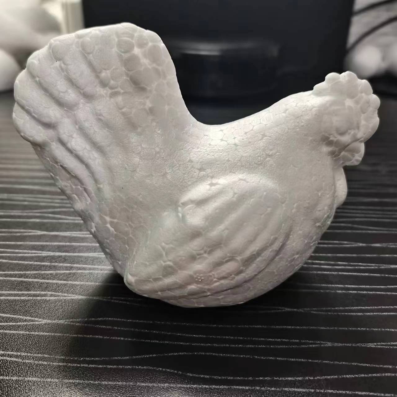 源头工厂泡沫动物复活节摆件14cm 公鸡
