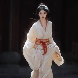 战国袍女秦汉马山古风复原拖尾直裾大汉服宫廷风国风套装-阿里巴巴