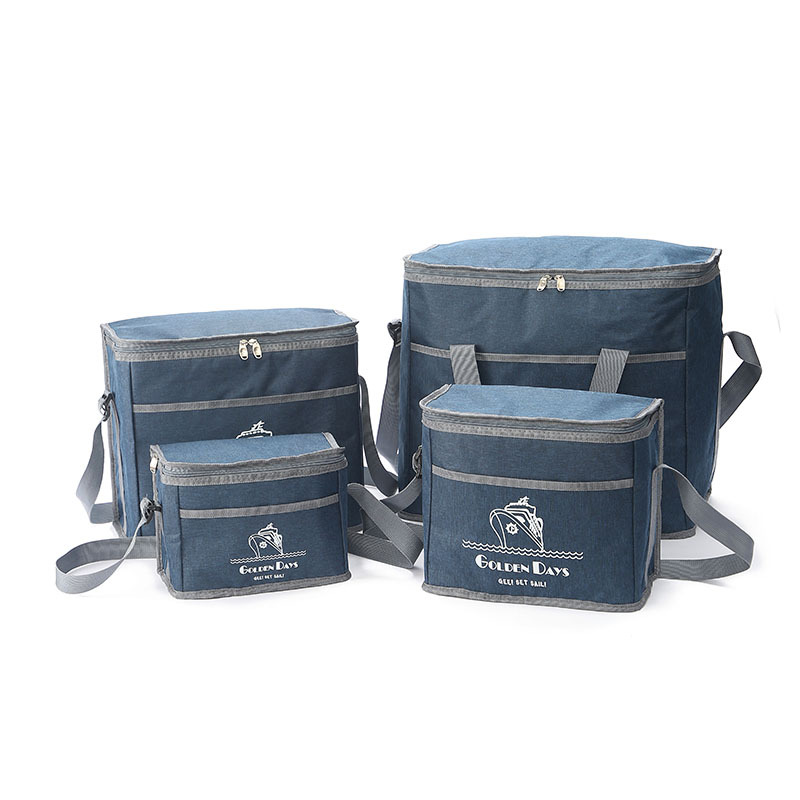 Bolsa Térmica Porta Alimentos de Tela Oxford, Portátil, Plegable, para Viaje