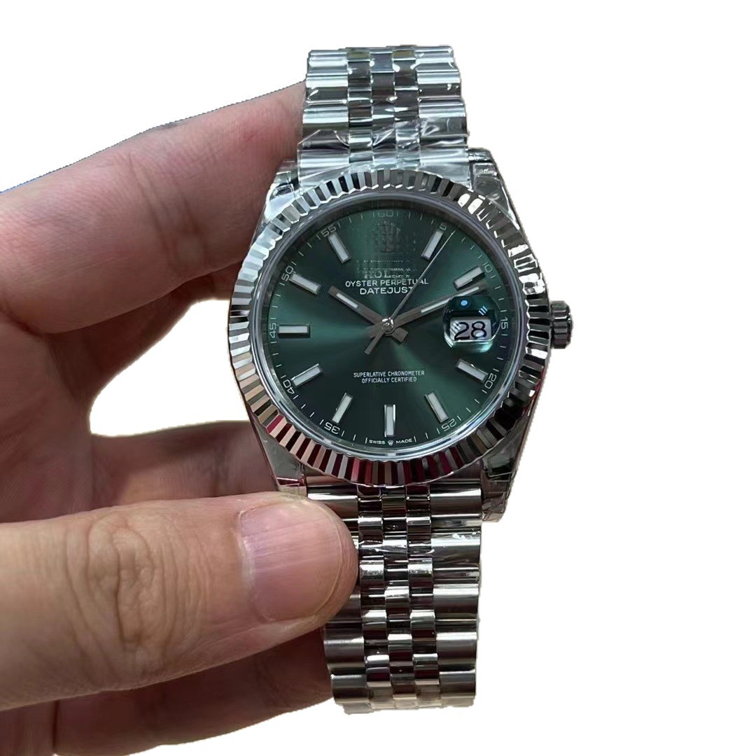 Transfronterizo C fábrica verde registro verde 41m oro 2836 / 3235 movimiento de alta versión proveedor de relojes mecánicos para hombres