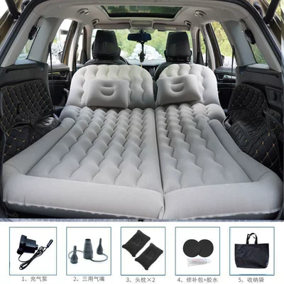 Universal Car Inflatable Bed Vehicle-mounted inflatable bed - gray-universal-no-pier
