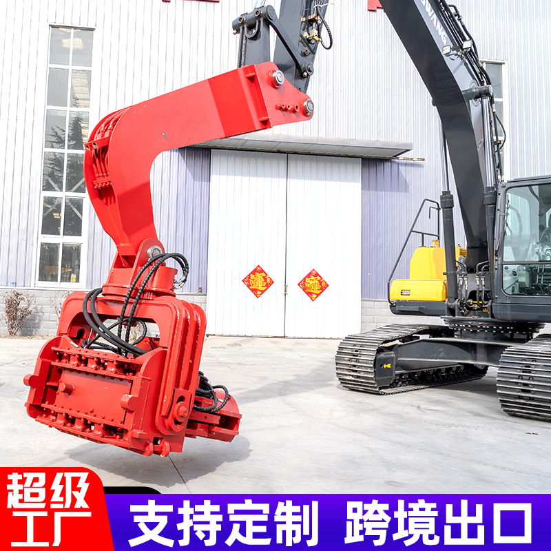 excavadora pilotes de cemento prefabricado pilotes de barrera de carretera pilotes de extracción pilotes de prensado de excavación y reforma martillo de vibración hidráulico martillo hidráulico