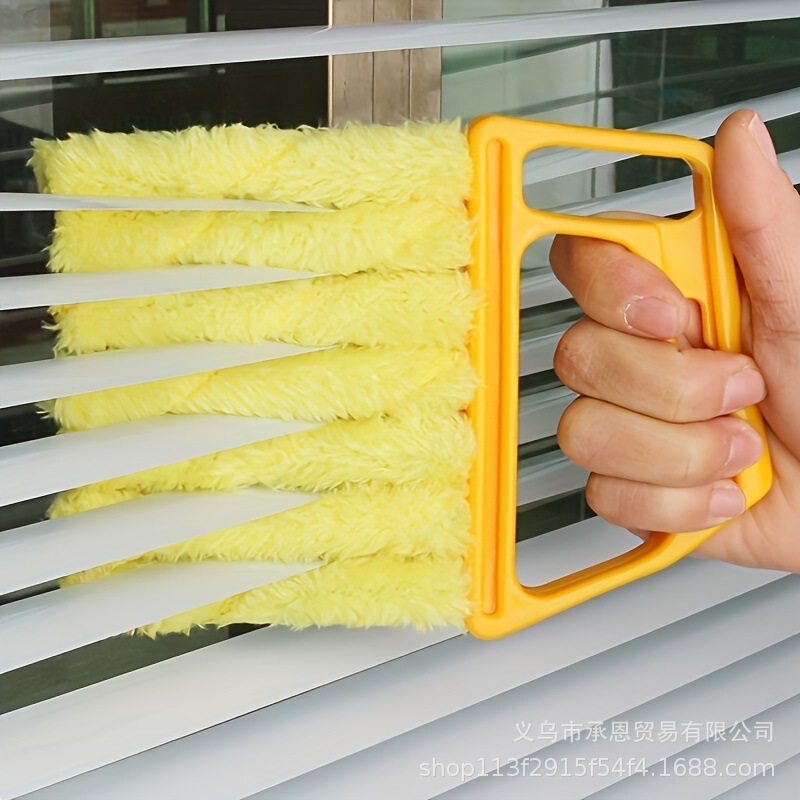 Veneer curtain cleaning brush portable air conditioner dust collector microfiber shutter dust collector ventilation brush dust removal