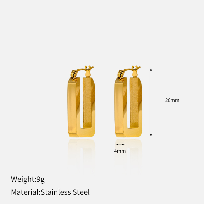 Square earrings
