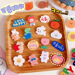 ins trendy cute Japanese creative cartoon acrylic brooch girl accessories clothes bag pendant badge pin