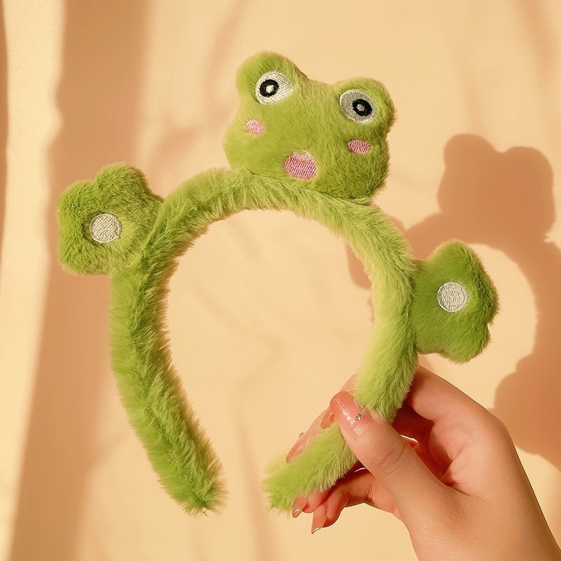 Cute pelúcia lavado facial correa de cabello para mujeres 2025 nuevo tipo de máscara especial para el cabello de maquillaje atar cabello correa de cabello