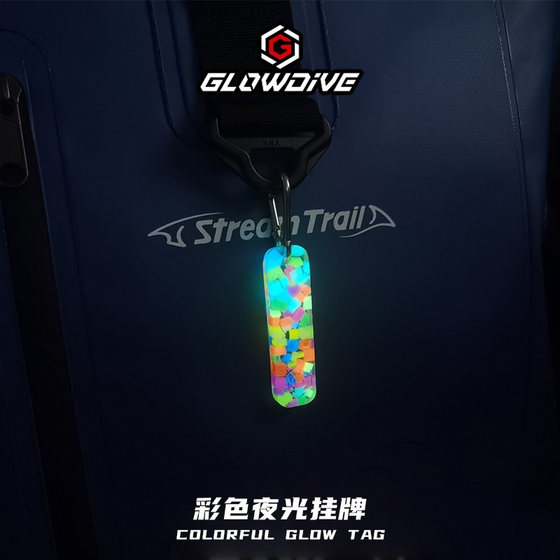 Glowdive Colorful Luminous Hanging Sign Long-lasting High-brightness Luminous Stick Pendant Night Diving Unique Logo 11 Colorfuls 1