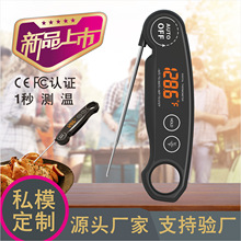 新款热电藕秒测食品温度计USB充电烧烤温度计一秒测温肉类温度计